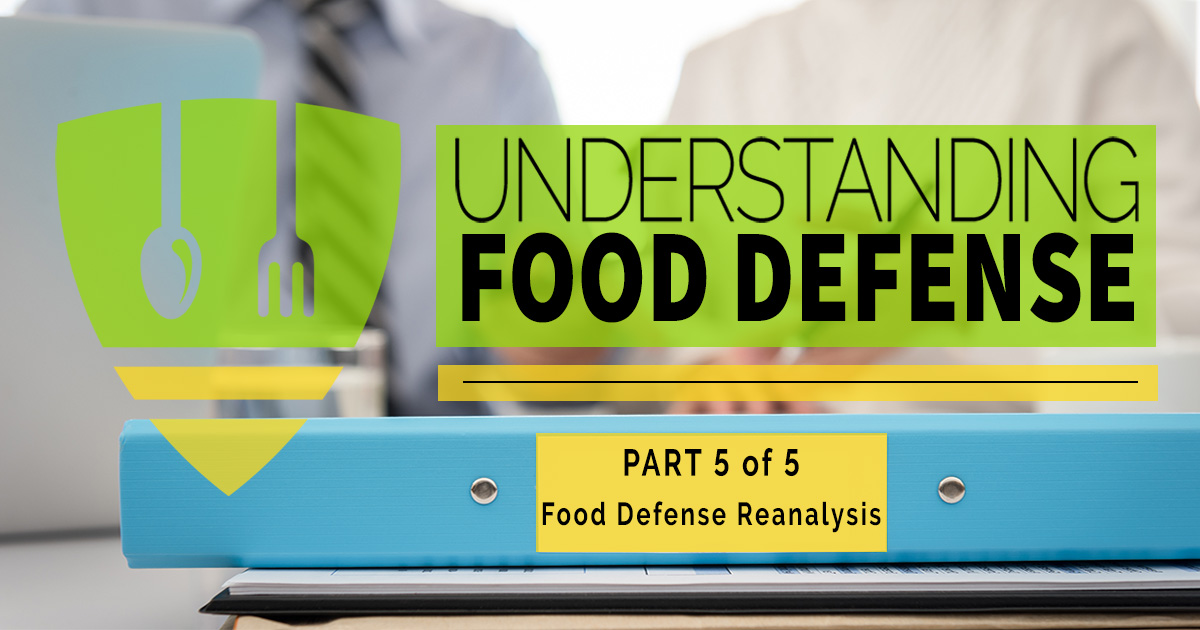 Food Defense Reanalysis